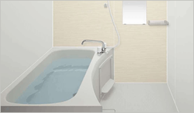 ユニットバス 浴槽･シャワー･混合水栓･鏡･アクセントパネル